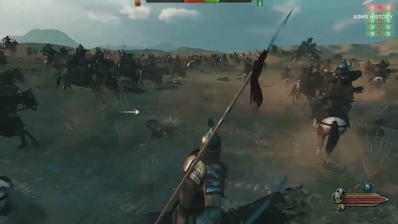 1000 Kuwaiti soldiers and Aserai soldiers on the steppe / Banner Lord 2