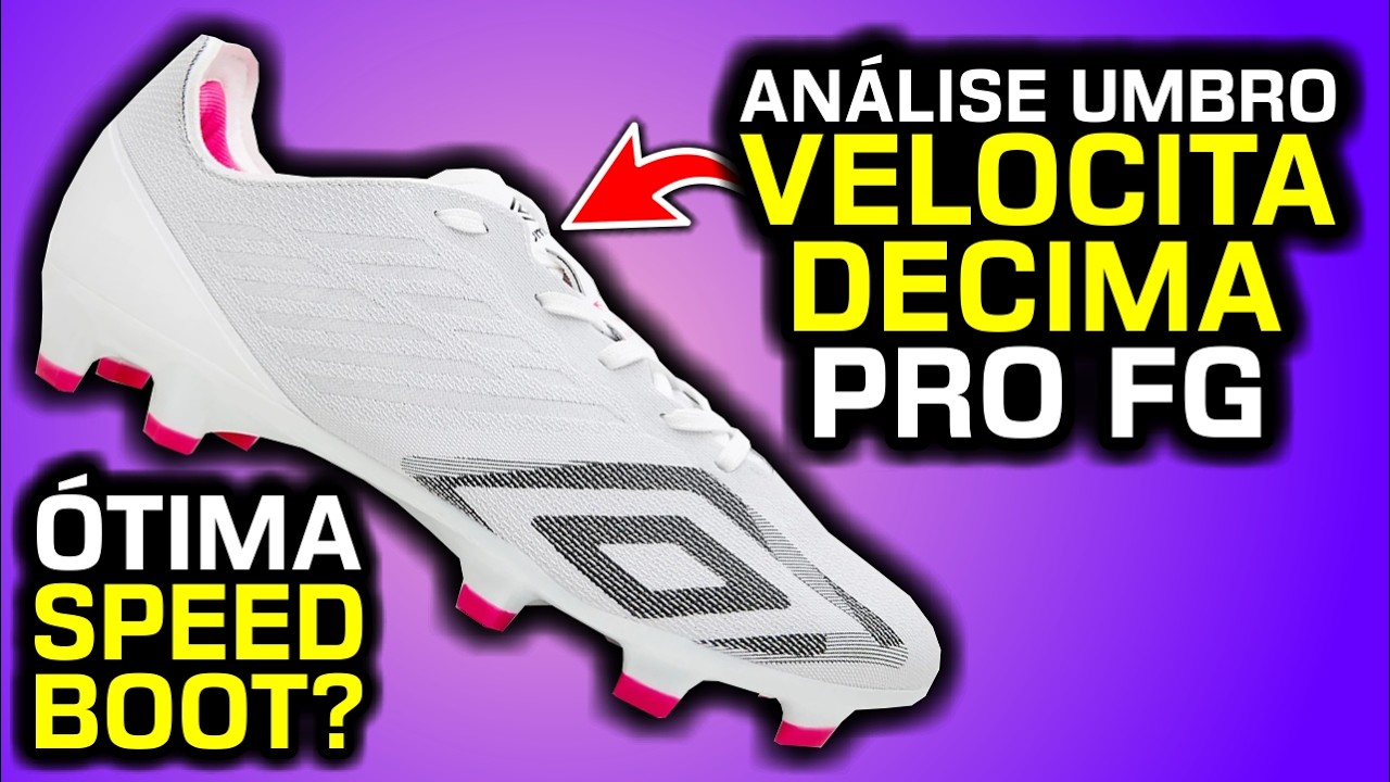 MELHOR que Adamant TOP SPEED Pro? - Análise chuteira campo Umbro Velocita Decima Pro FG