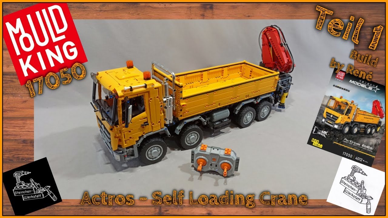 gebaut wie ein Panzer, dennoch ein LKW | Teil 1 Build | Mould King 17050 Actros-SelfLoading Crane