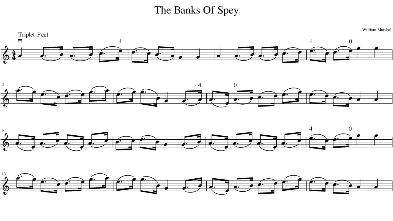 The Banks Of Spey, Violin
