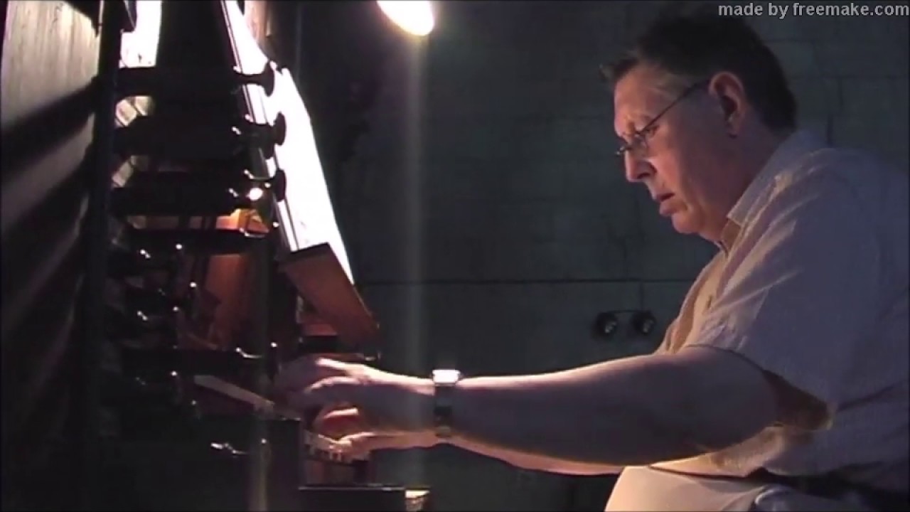 André Isoir répétition concert saint cyprien en Périgord aout 2004 (inédit vidéo)