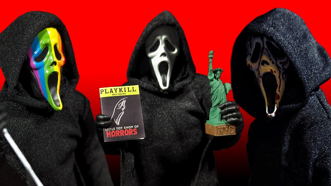 NECA NYCC 2023 Ghost Face Takes Manhattan Ultimate Action Figure Review