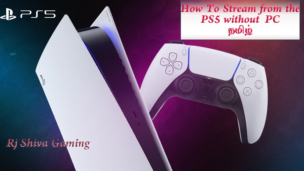 How to Stream from the PS5 Without PC Tutorial in Tamil Live stream