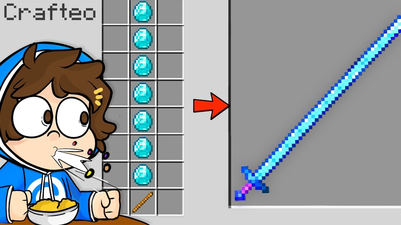 &iexcl;Minecraft PERO los CRAFTEOS SON LARGOOOOS! 🤣🤯 Sparta356