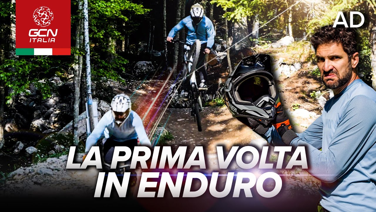 Alan prova l&rsquo;Enduro per la prima volta.