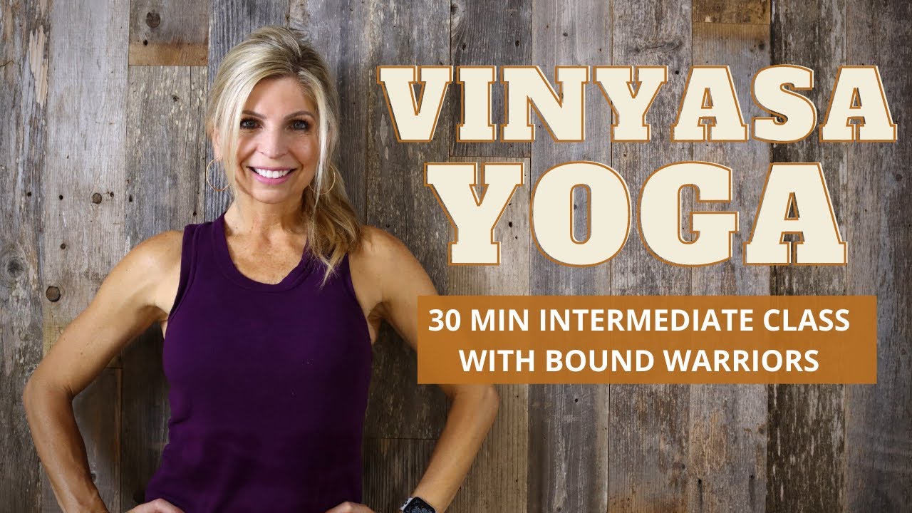 VINYASA YOGA INTERMEDIATE | 30 MINUTE CLASS | YOGA 4:13 WITH TAUNI