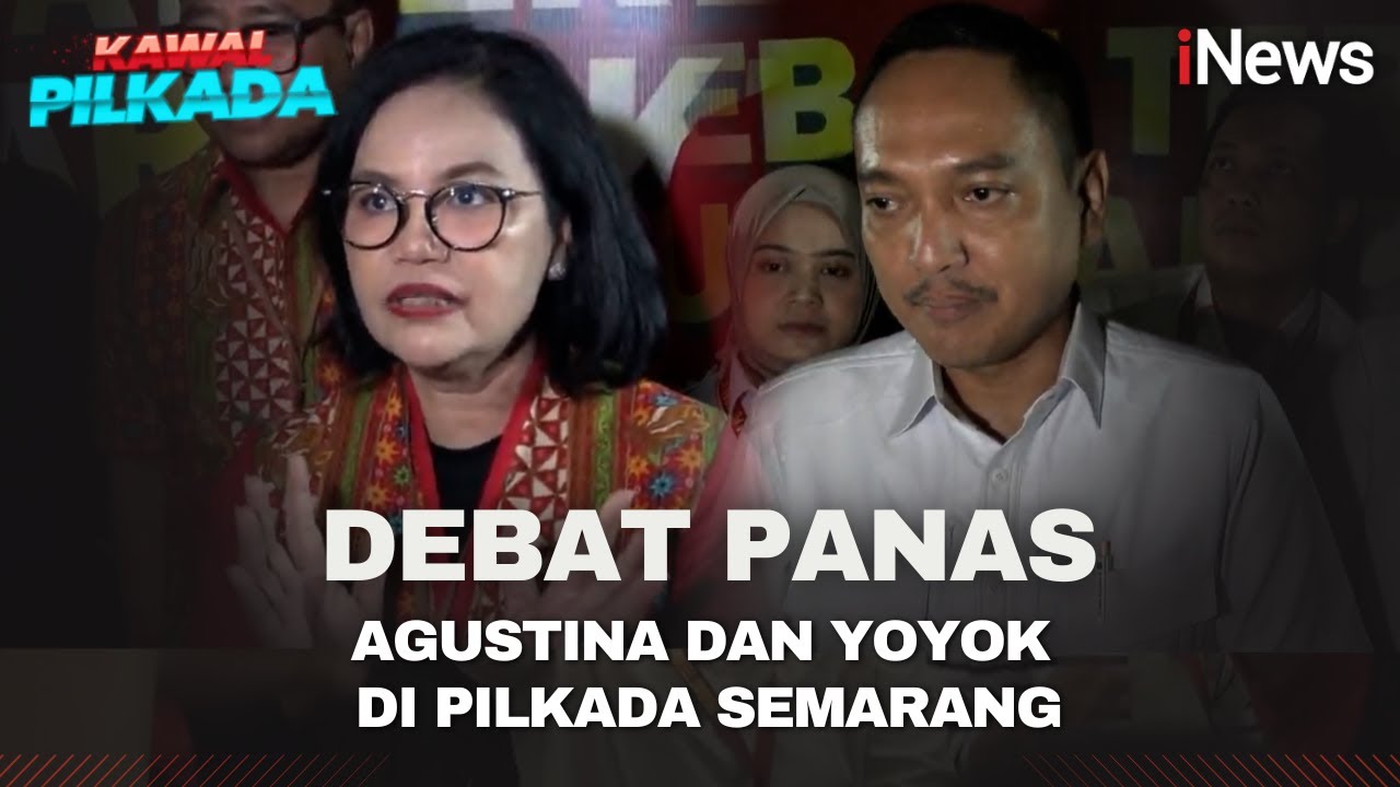 Adu Visi dan Misi Agustina Wilujeng dengan Yoyok Sukawi di Debat Pilkada Semarang