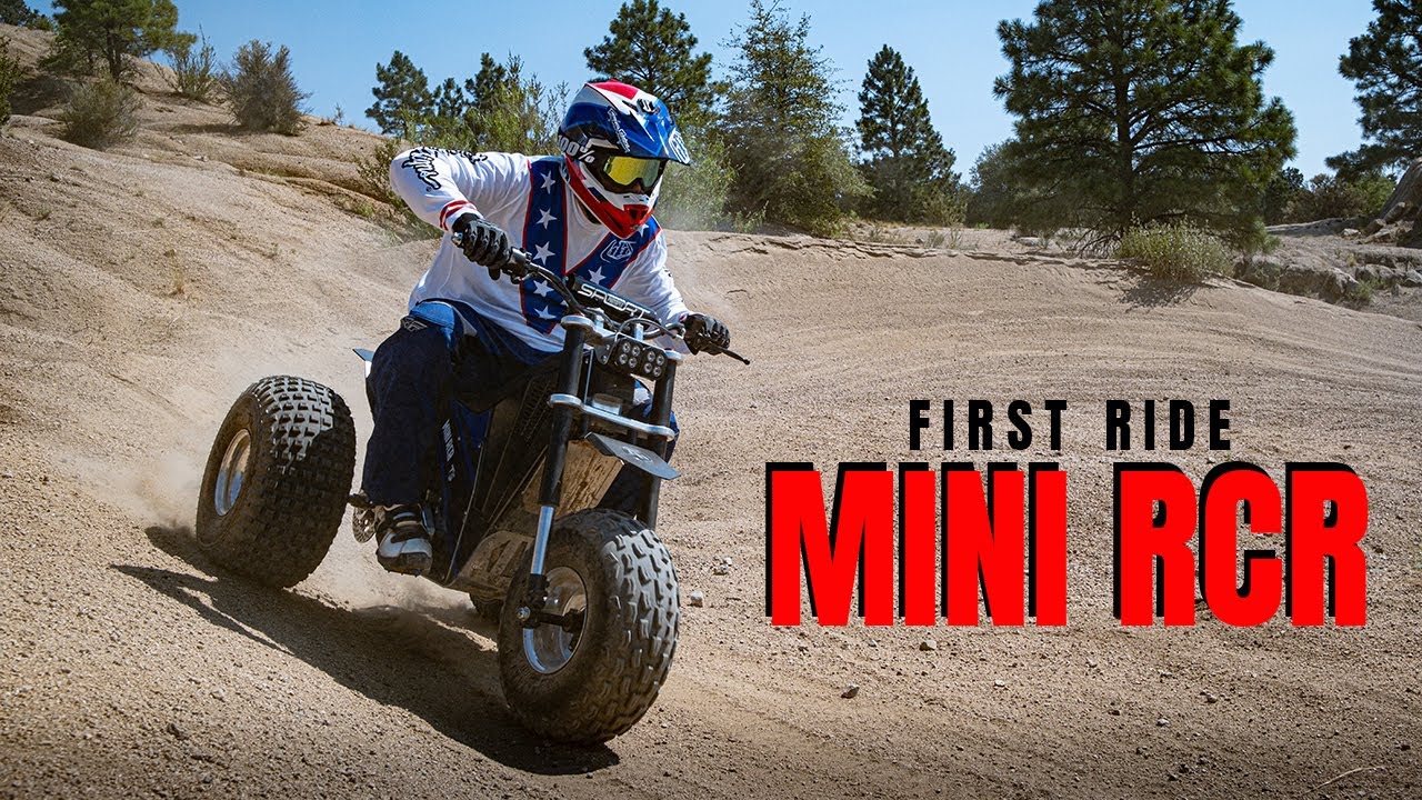 MINI RCR E-3-WHEELER: FIRST TRAIL RIDE!