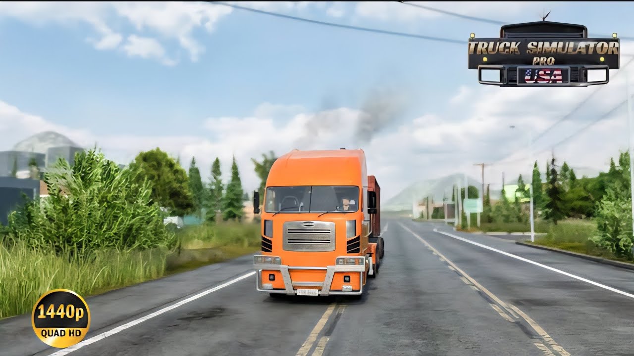Truck Simulator Pro Us - De Ellensburg A Clarkston | Freightliner Argosy | Full Gameplay HD 