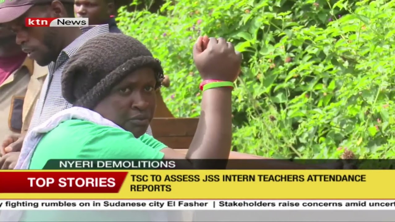 The victims of the Nyeri demolitions claimed to have lived there for more than 17 years