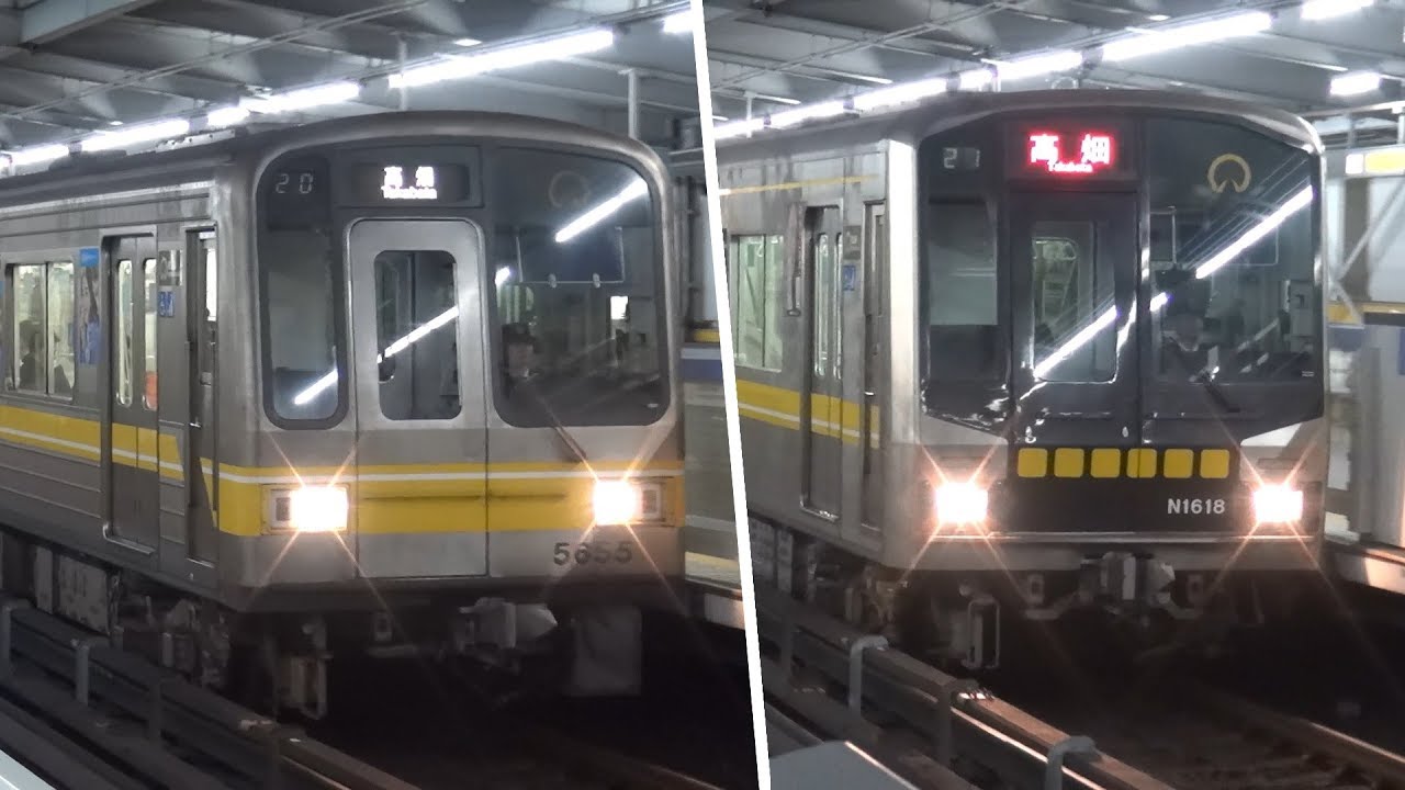 【60p】響くVVVFサウンド！名古屋市営地下鉄東山線N1000形・5050形 到着・出発シーン 本郷駅にて