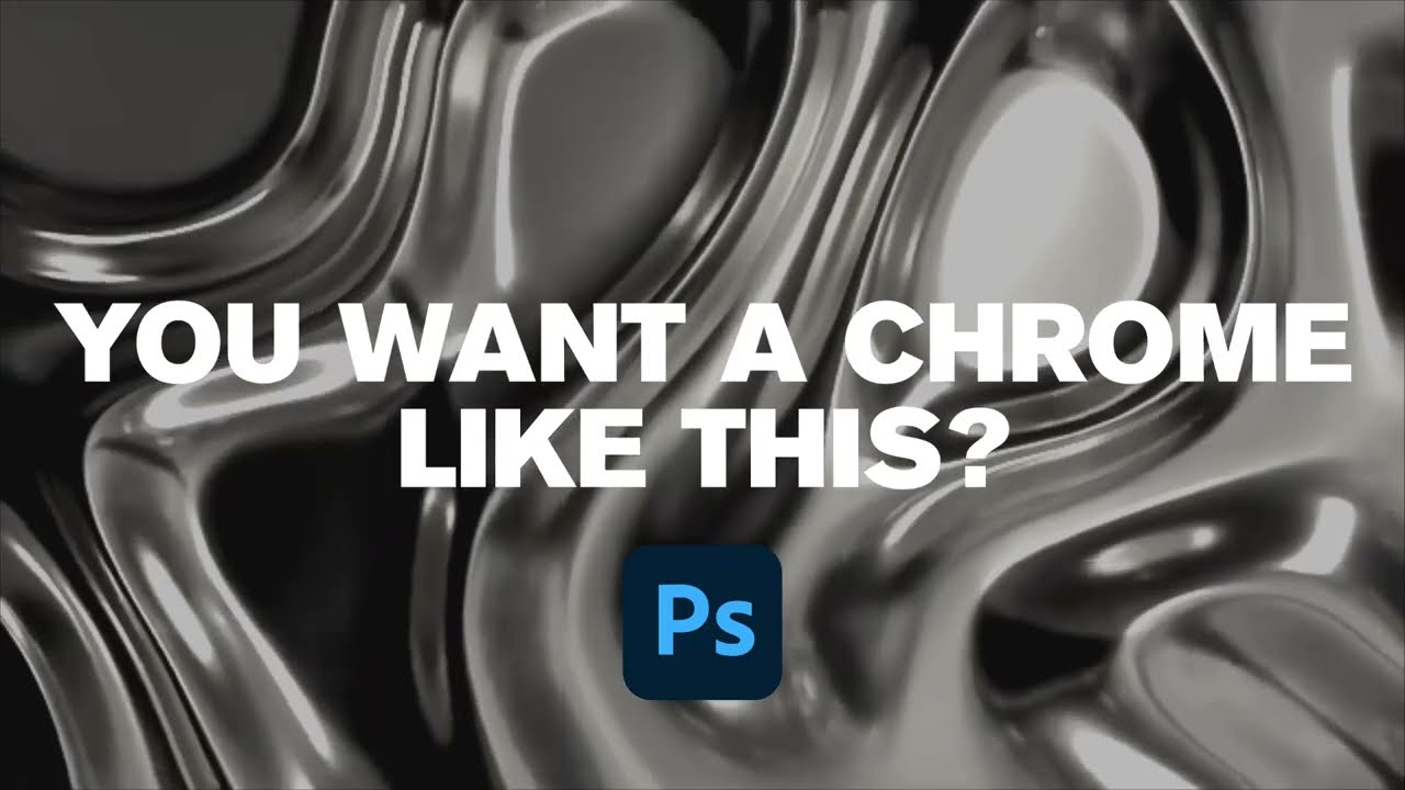 EASY MAKING CHROME BACKGROUND AND QUICK / PHOTOSHOP TUTORIAL
