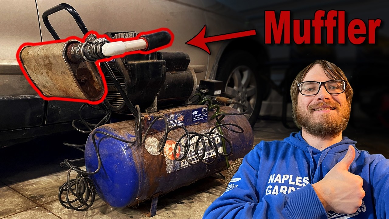 The Genius Way I Silenced My Compressor Using JUNK