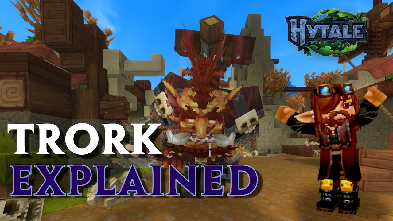 Hytale Explained : Trorks (spawning, health, drops and damage)