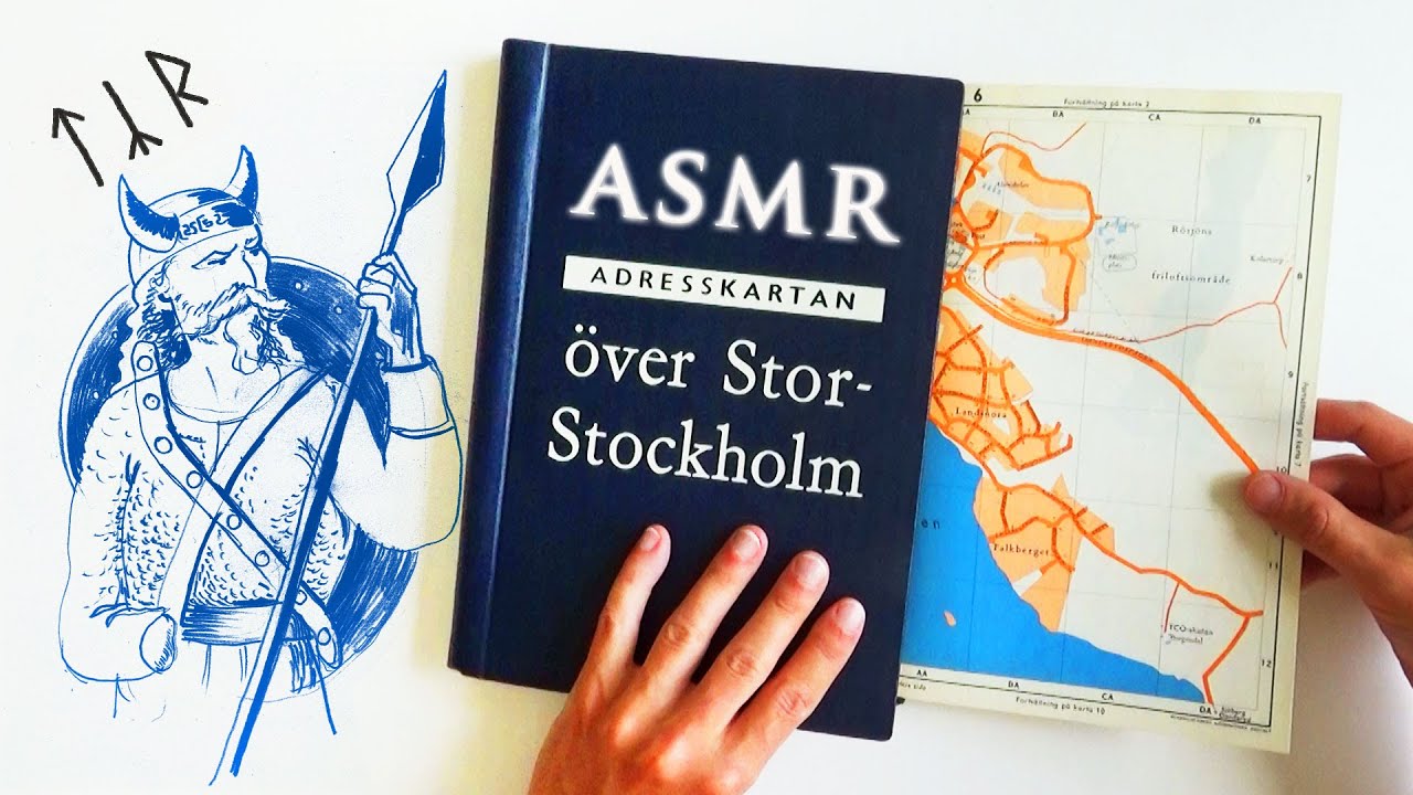 ASMR 1hr Norse Mythology Names in Vintage Street Maps