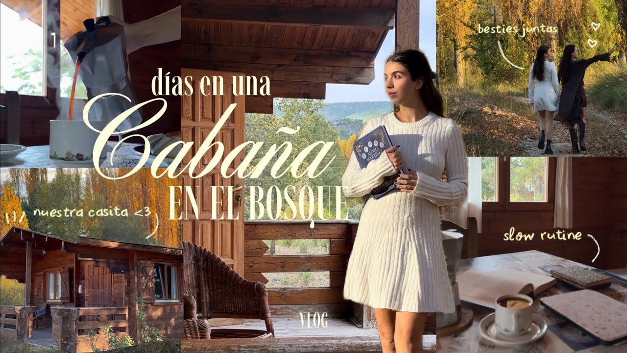 dos días en una cabaña 🌲🍁 | slow mornings y noches cozy en el bosque
