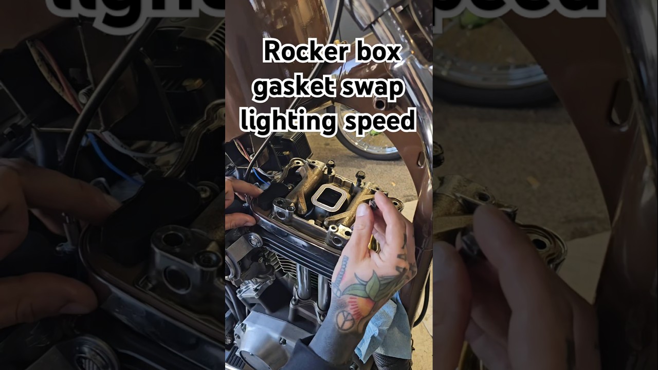 Rocker box gasket sped up! 