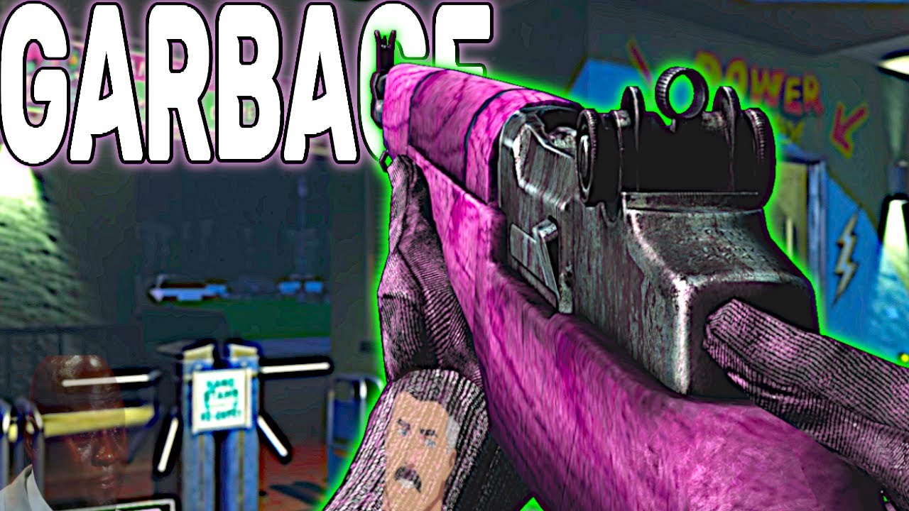 В игре Zombies In Spaceland винтовка M1 Garand была просто УЖАСНОЙ...