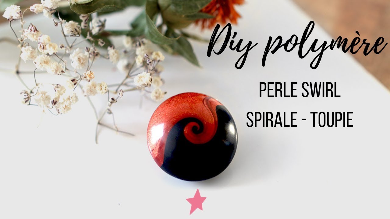 DIY POLYMERE | Faire une perle SWIRL