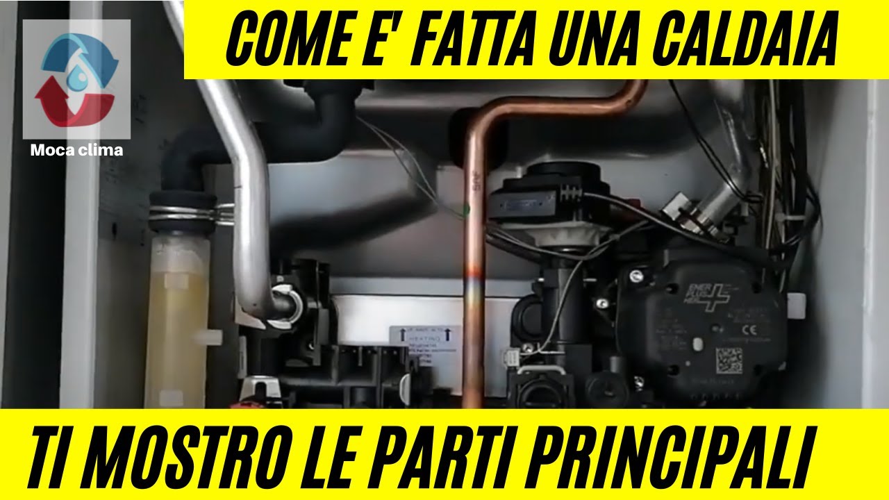 Come e' fatta una caldaia condensazione e componenti al suo l'interno CHAFFOTEAUX INOA