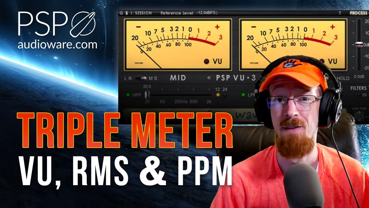 MMTV: PSP - Triple Meter What is VU, RMS, and PPM? | Eric Burgess