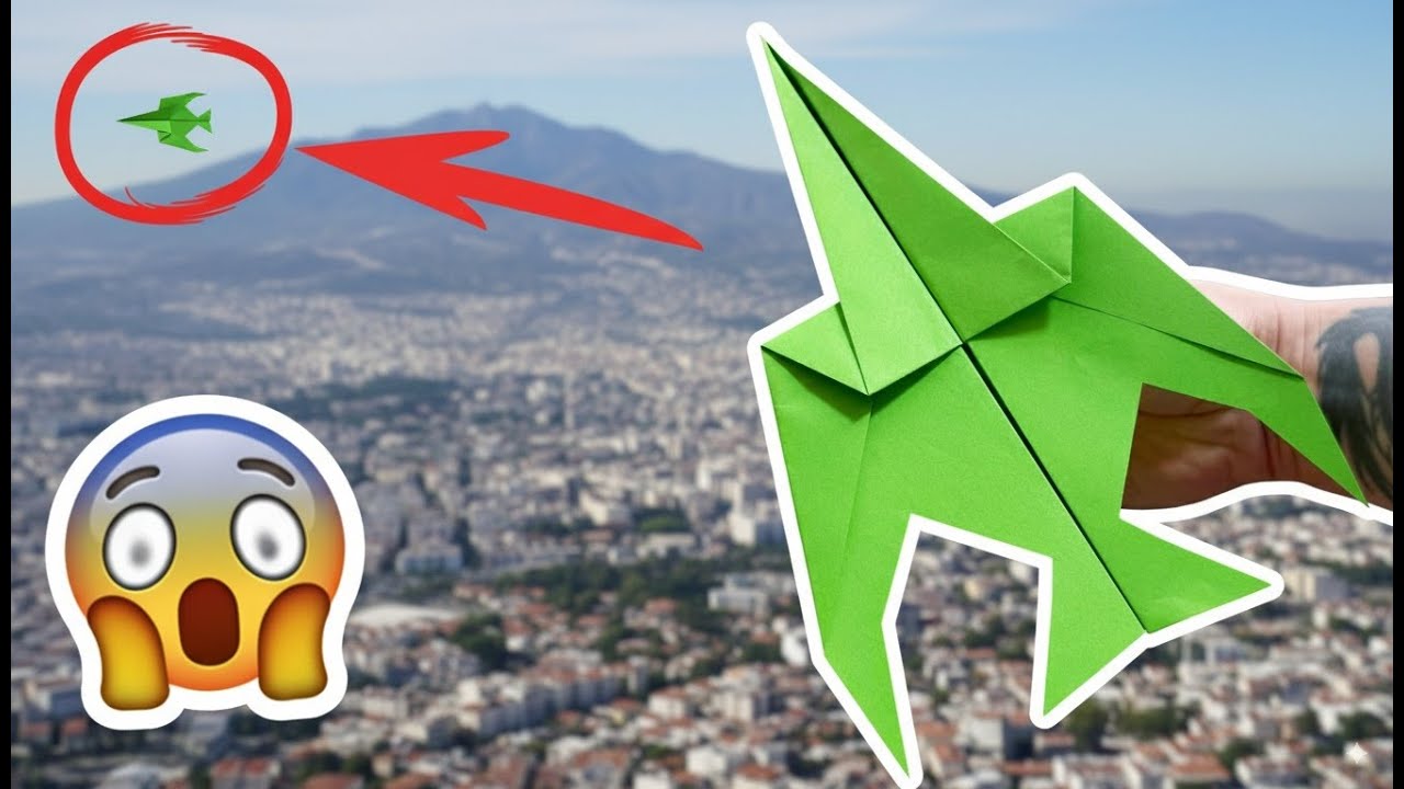World Record Distance! How to Make a Paper Airplane That Flies 700 Feet Fast