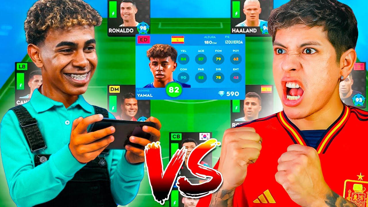 EDSON FDB vs LAMINE YAMAL en DREAM LEAGUE SOCCER 2024 😱 *epic partido*