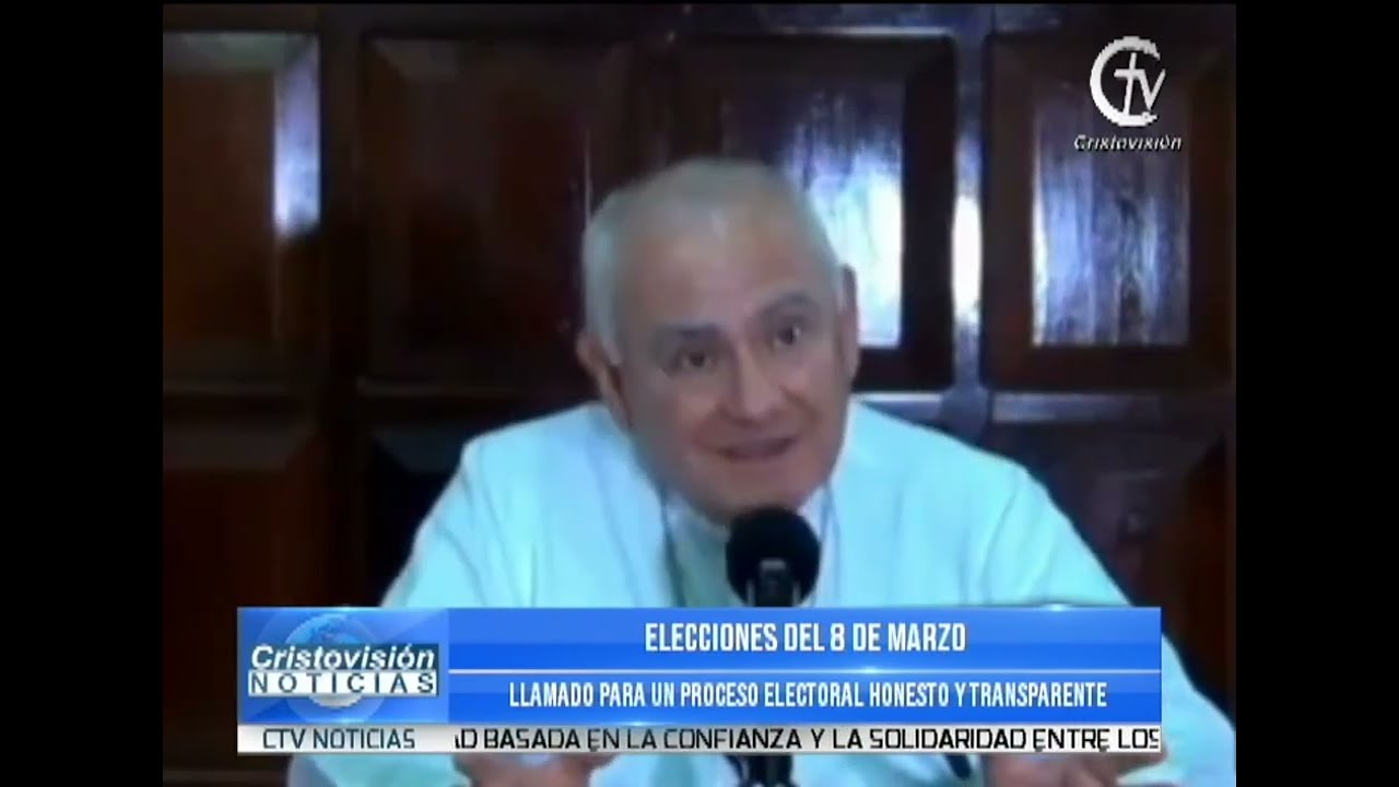 Llamado para un proceso electoral honesto y transparente.