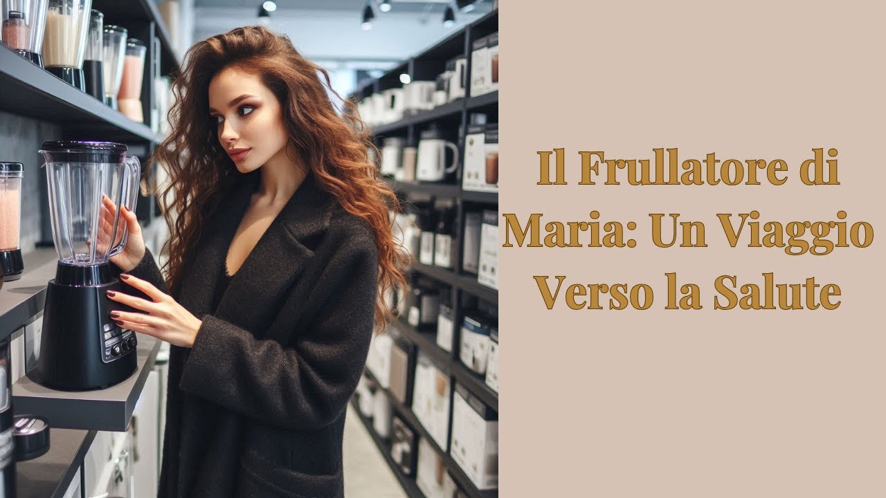 Learn Italian with a Short Story |  Maria's Blender: A Journey Towards Health