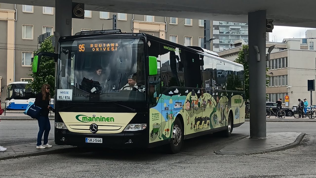 (Bussi-Manninen 5) Mercedes-benz tourismo RH-M 2020/Linja 97A Hirsilä-Jäminkipohja väli