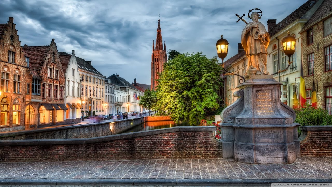 Bruges Belgium 4K Walking Tour 2020- جولة في مدينة بروج البلجيكية