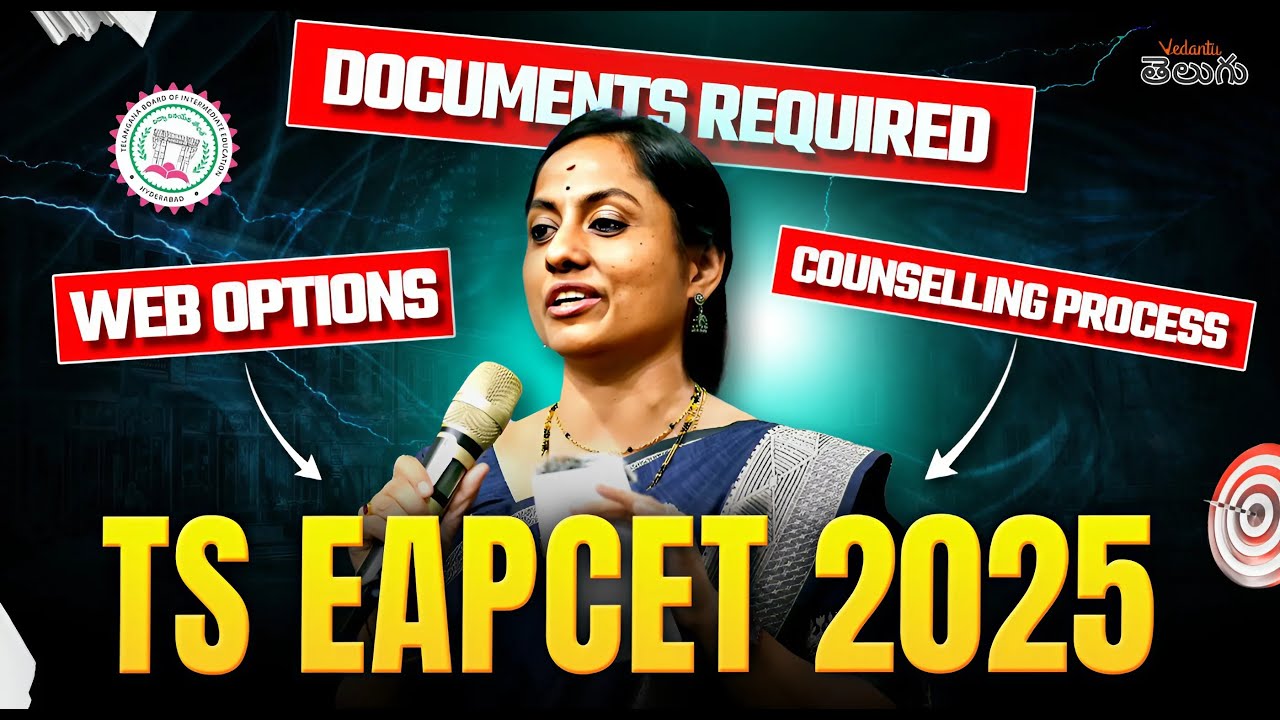 🔥 TS EAPCET 2025 Counselling Full Info – Documents, Web Options, Seat Allotment