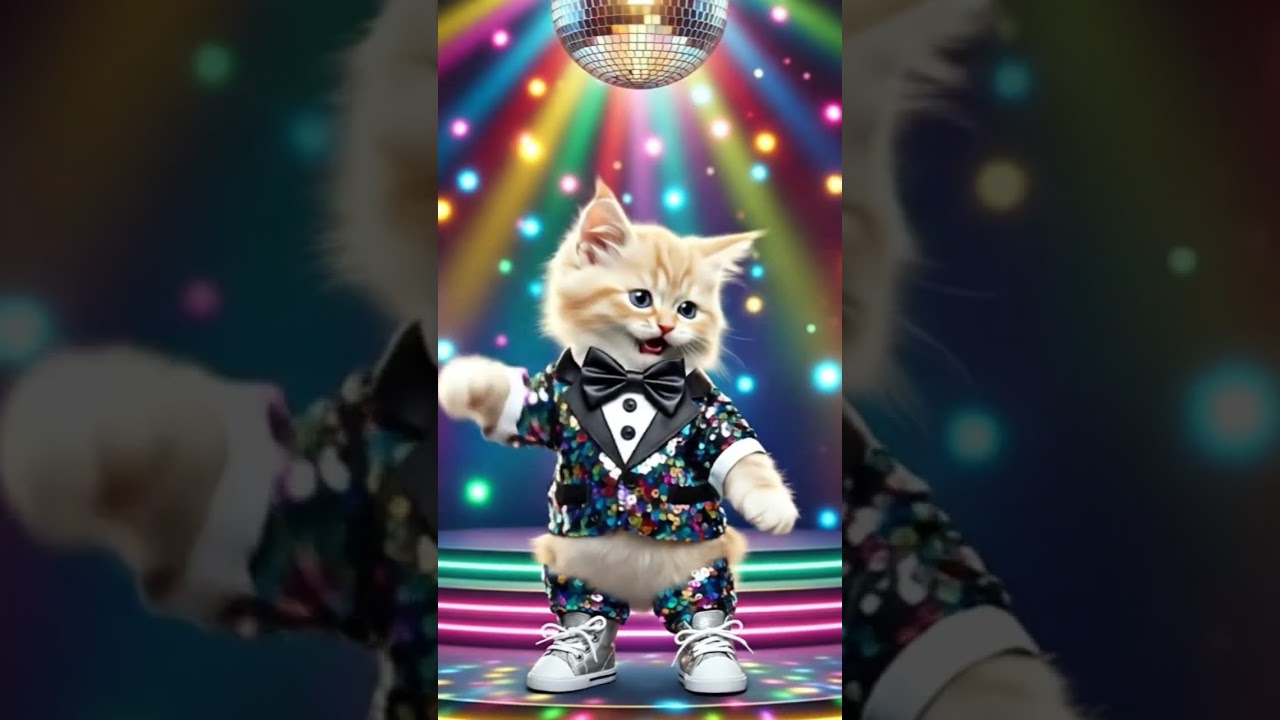 Disco Cat Party &ndash; Cutest Kitty Dance Ever!🐾