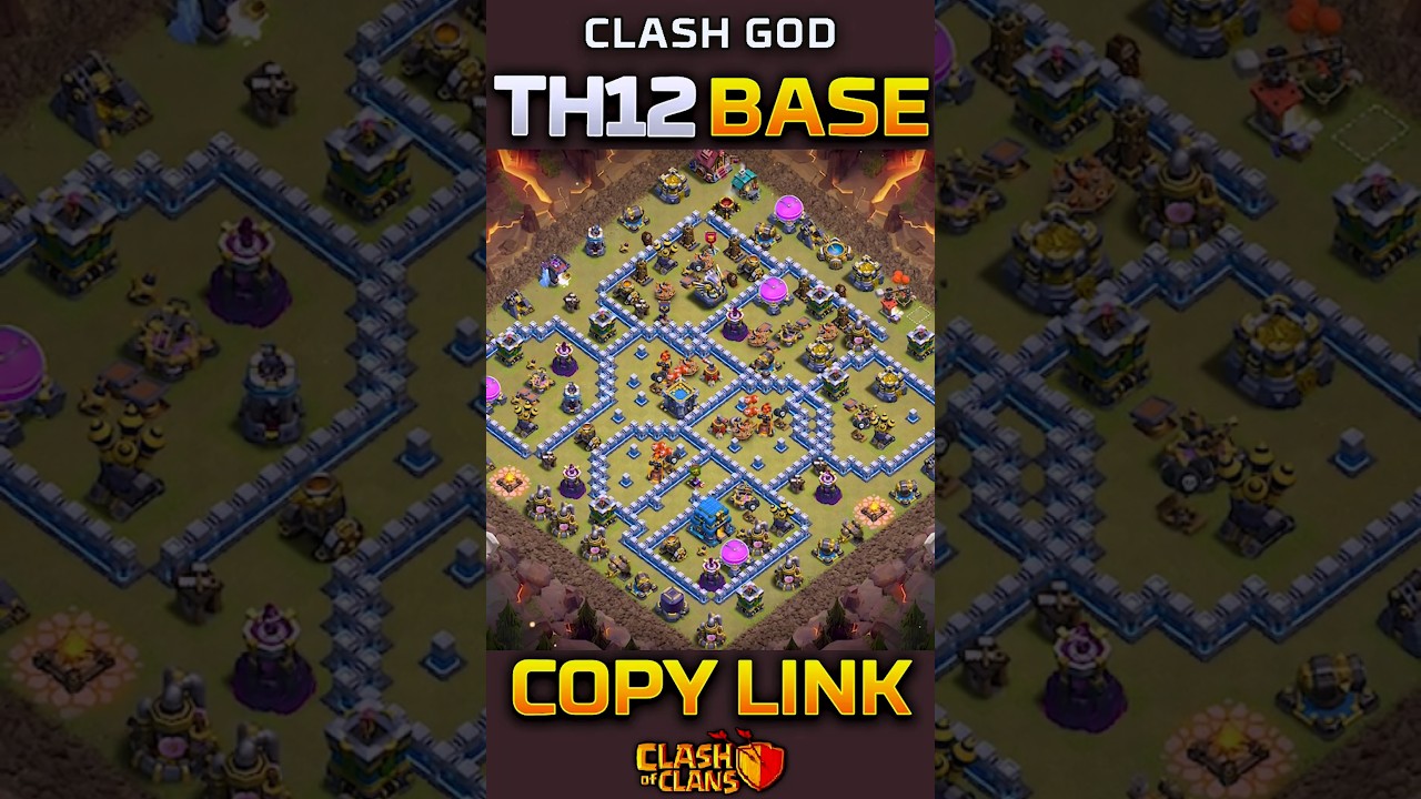 🛡️ TH12 War Base Layout | Anti 3 Star 🔥 | Best Clash of Clans War Design