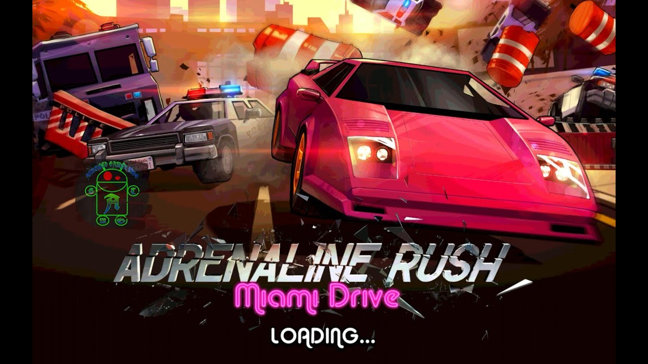Adrenaline Rush - Miami Drive - HD Android Gameplay - Arcade games - Full HD Video (1080p)