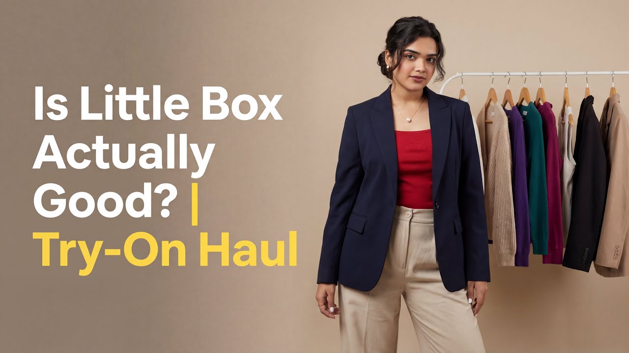 Is little box actually good 🤯|Try on Haul | harshitayadav 
