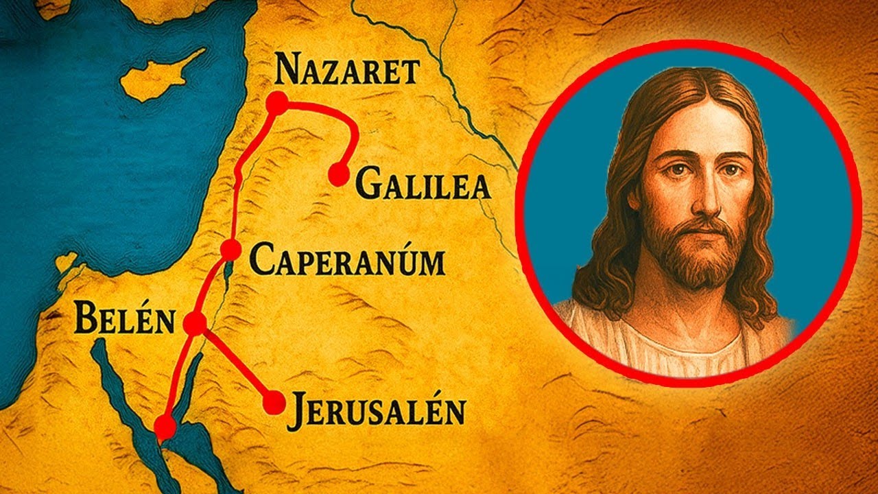 Полная история Иисуса на карте