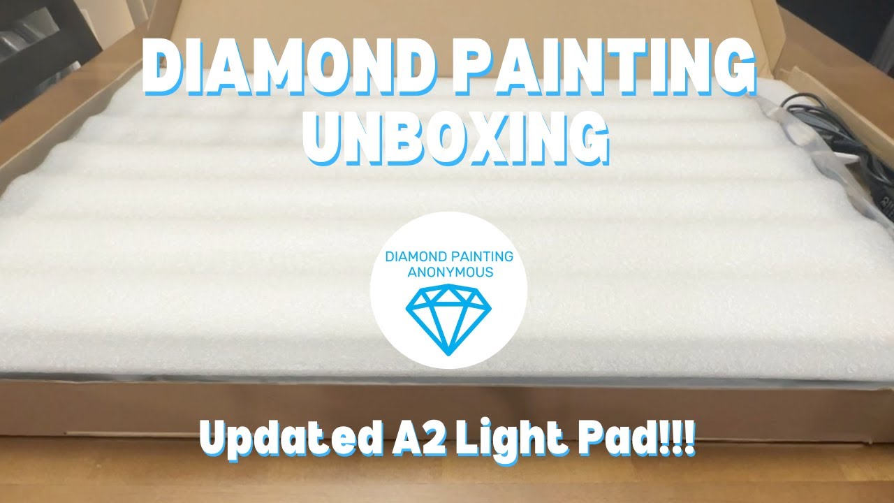 Diamond Painting Unboxing | Updated A2 Light Pad from SanerDirect!!