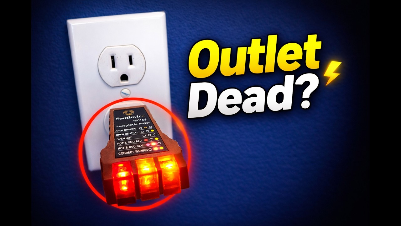 Outlets Not Working But Breaker Isn't Tripped?  Check THIS First