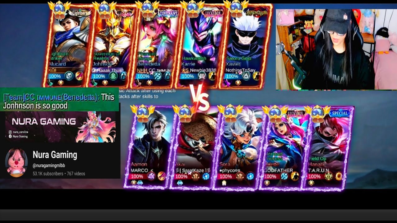 PLAYING WITH 😎(NURAGAMING)❤️INTERESTING MATCH🔥 #fpyシ #KAI #nuragamingmlbb #mlbbcreator #mlbb 