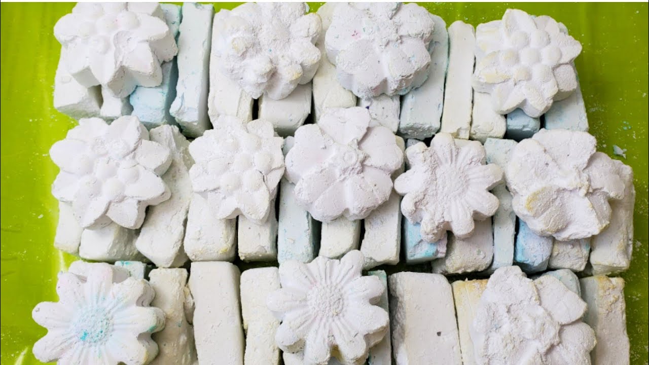 FLOWERS + BARS (ft Rainfall) REFORMED GYM CHALK CRUMBLE-ASMR
