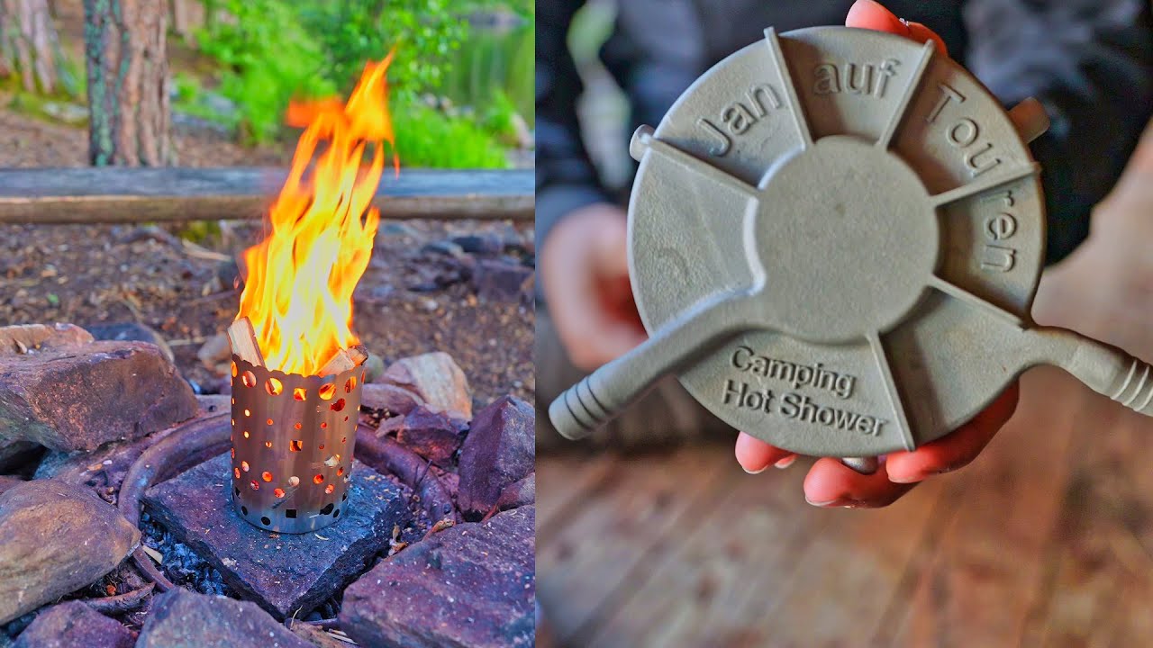 DIY Hot Shower and Cooking over Fire | Four-Week Solo Kayak Trip 2024 Part 2