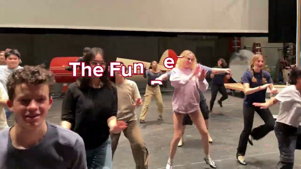 The UC Davis cast of “The Drowsy Chaperone” rehearses “Toldeo Surprise”