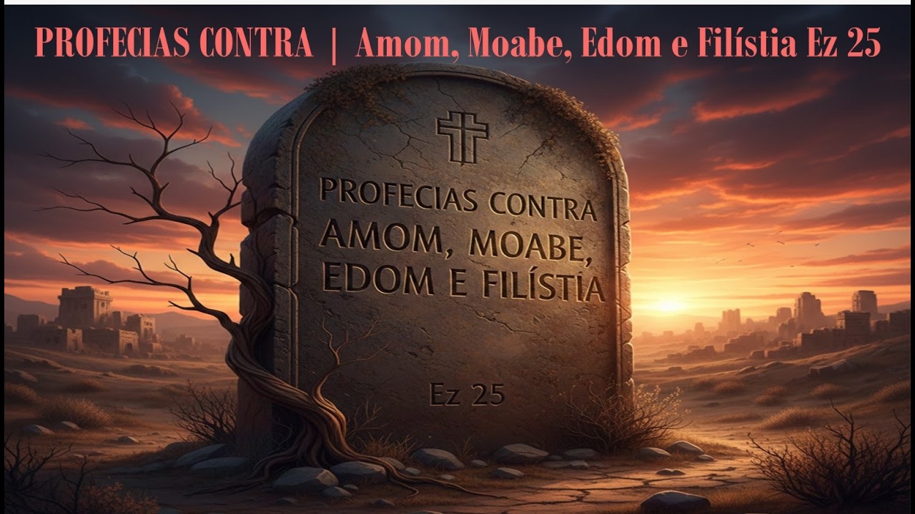 PROFECIAS CONTRA  Amom, Moabe, Edom e Filístia Ez 25