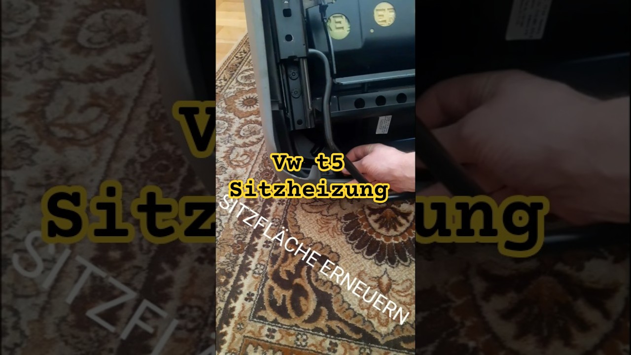 SITZHEIZUNG SITZFLÄCHE ERNEUERN VW T5 