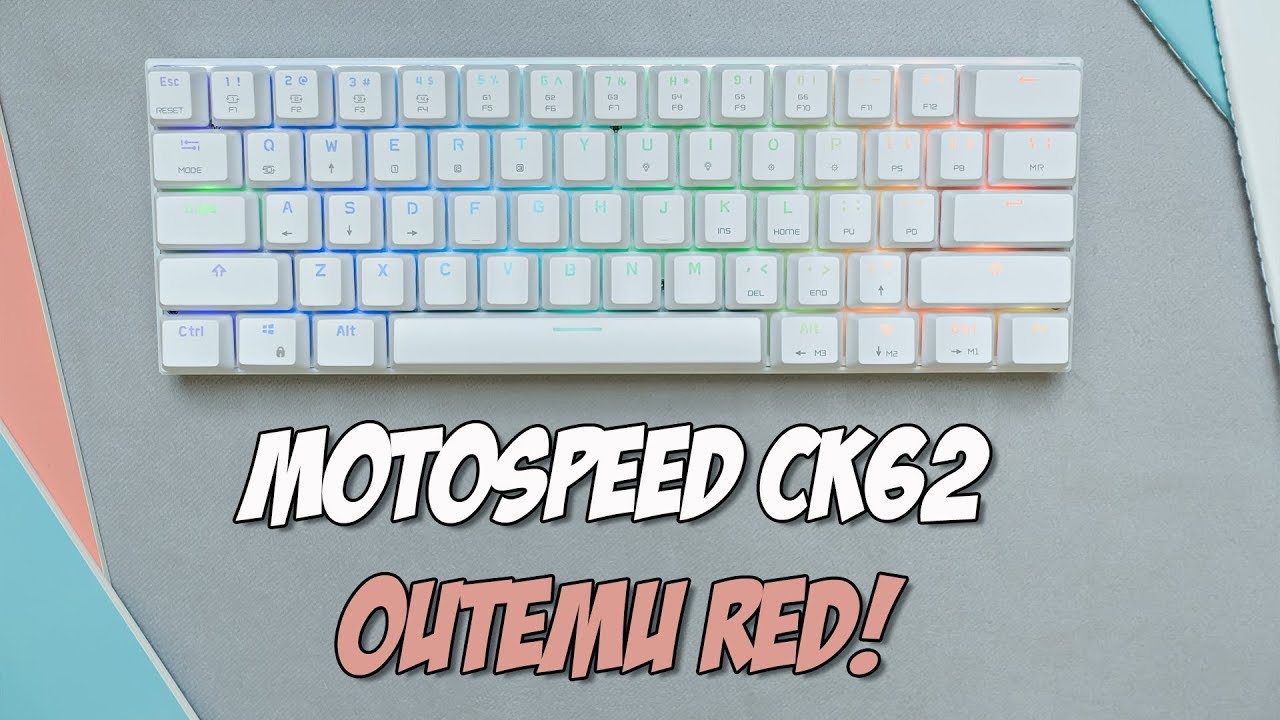 Motospeed CK62 Mechanical Keyboard Review + Layer FIX!
