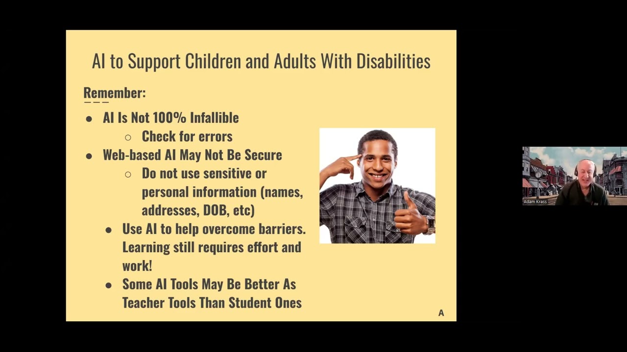 Using AI to Support Children and Adults With Disabilities...