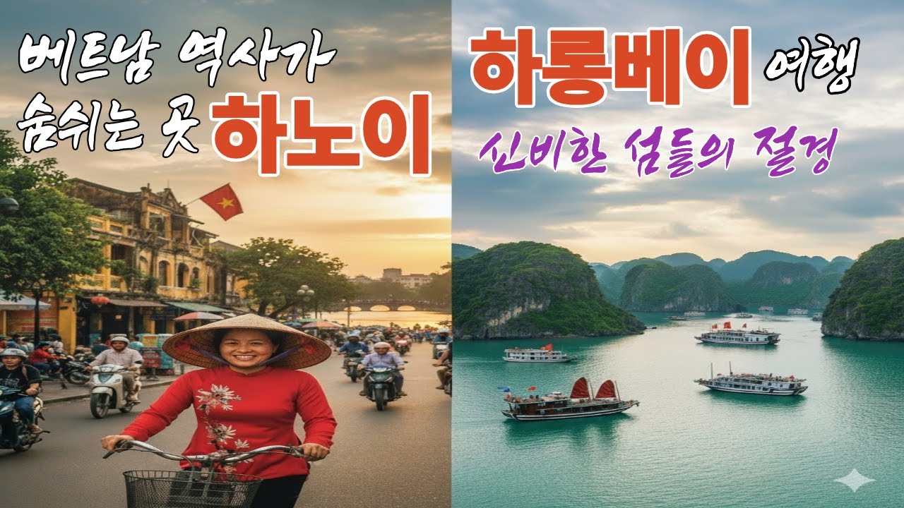 베트남 역사가 숨쉬는 하노이,신비한 섬들의 절경 하롱베이 낭만 여행
