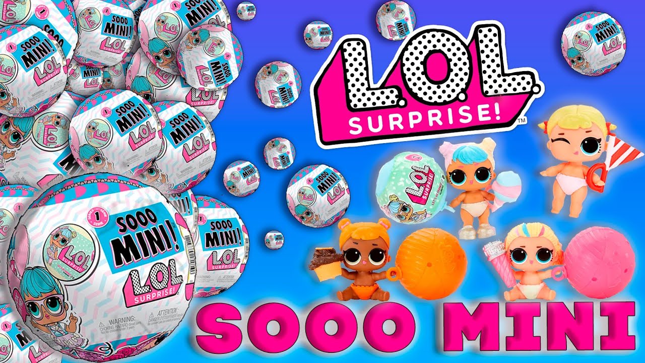 Очень Маленькие Шарики с Сюрпризами LOL Surprise Sooo Mini Lil Sister Обзор-Распаковка
