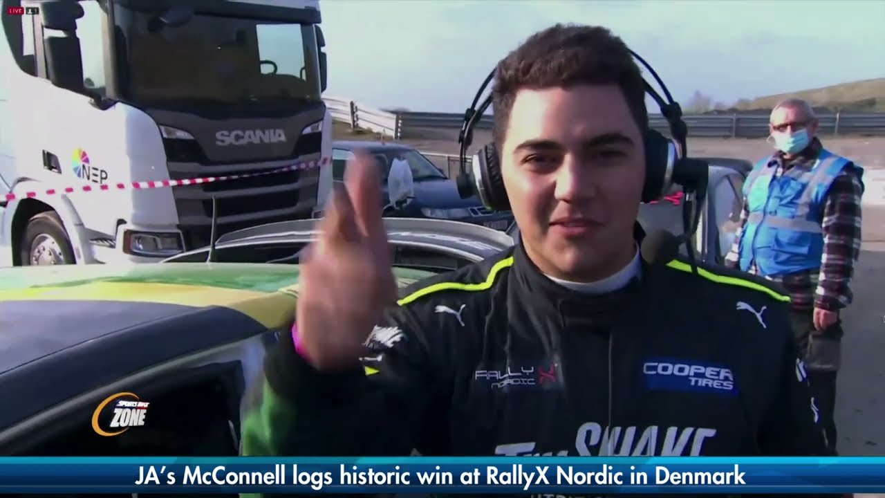 JA's Fraser McConnell logs historic win at at RallyX Nordic in Denmark! | SportsMax Zone